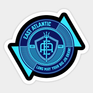 East Atlantic Jib Draw T-Shirt Sticker